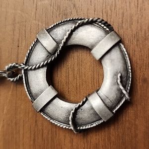 Pewter life saver....life raft